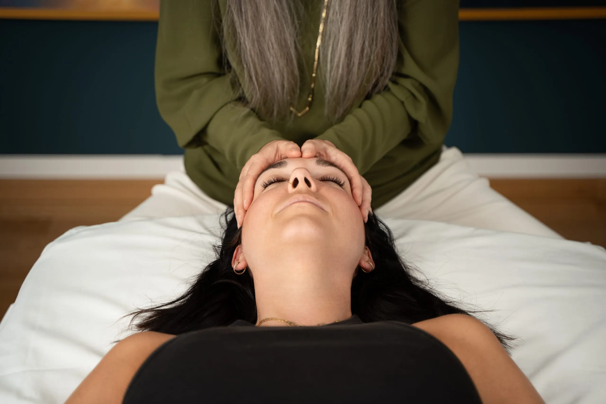 Craniosacrale Arbeit an der Liege